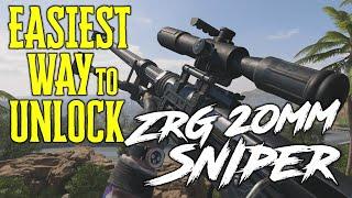 *EASY* How To Unlock The ZRG 20mm SNIPER In Black Ops Cold War and Warzone (Easy Longshot Kills)