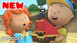 Pirate Treasure | Caillou Cartoon | New on Peacock