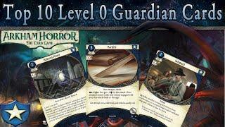 Top 10 Level 0 Guardian Cards - Arkham Horror LCG Analysis