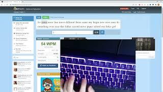 Fastest one-handed typing (68 WPM with only Left Hand)