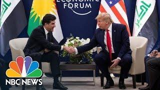 Trump Meets With Kurdistan President At World Economic Forum | NBC News (Live Stream)