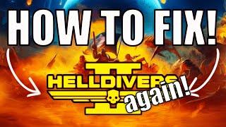 How to fix black screen and crashes in Helldivers 2!