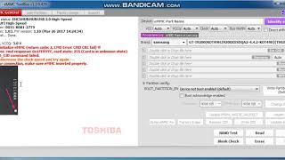 emmc toshiba kejebak tespoin ganti vccq vcc done by epoy flash