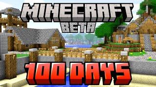 100 Days in Minecraft's Loneliest Update | Minecraft Beta 1.5