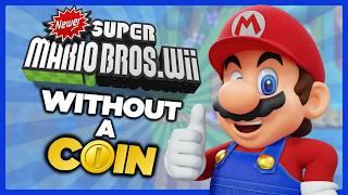 I tried BEATING Newer Super Mario Bros. Wii WITHOUT TOUCHING A COIN