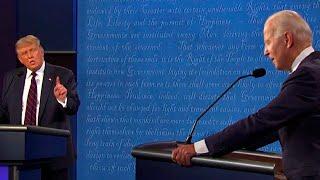 Байден и Трамп начали телевизионные дебаты