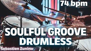 Soulful Groove Drumless Backing Track 74 bpm