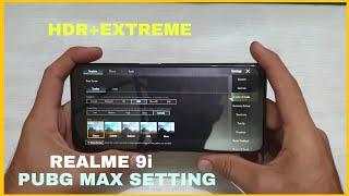 Realme 9i Pubg Test |Reamle 9i Pubg Graphics Test HDR+Extreme GFX Tool