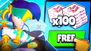 Get 100 Pizza Slice For FREE in Brawlstars 