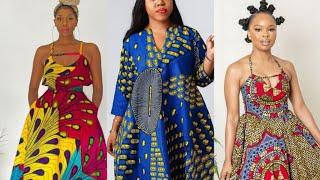 modèle robe en pagne africain 2023#ankara