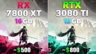 RTX 3080 Ti vs RX 7800 XT - Test in 8 Games
