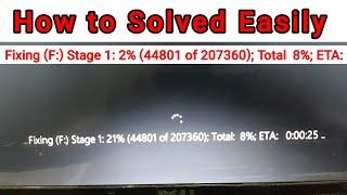 How to Solved Easily | How to stop fixing C Stage 1 in windows 10 Urdu|Hindi | Solution of fixing C|