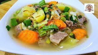 SOP DAGING SAPI BENING, TANPA BUMBU ULEK. SEGAR GURIH.