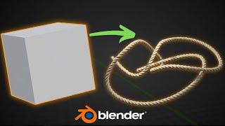 Create a Rope in Blender in 1 Minute!