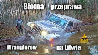 Błotna przeprawa Wranglerów na Litwie