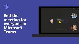 How to end a meeting for everyone in Microsoft Teams!