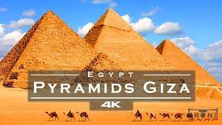 Pyramids - Giza, Egypt - by drone [4K]