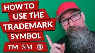 How to use the registered trademark symbol with a logo