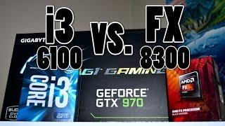 AMD FX 8300 vs. Intel i3 6100