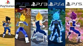 Evolution of Vegeta in Playstation (1995-2024) 4K 60fps