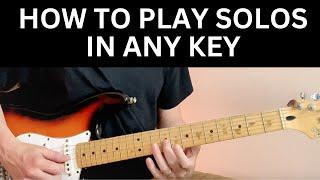 How To Play Solos In Any Key - Best Explanation