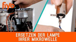 Ersetzen der Lampe Ihrer Mikrowelle