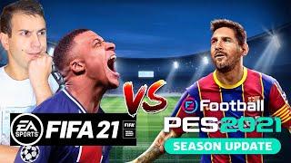 FIFA 21 VS PES 2021 SEASON UPDATE - SE I VIDEOGIOCHI PARLASSERO - Alessandro Vanoni