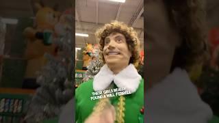 They found a Will Ferrell Elf Christmas decoration 