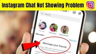 Instagram Message Problem | Instagram Chat Not Showing Problem | Message Your Friends
