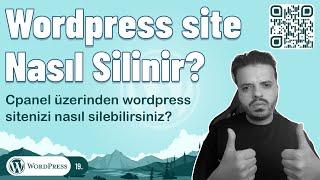 Wordpress site nasıl silinir? - Cpanel üzerinden web site silme işlemi