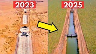 Unbelievable! Egypt Is Building A 100Km RIVER In the DESERT