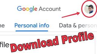 How To Download Google Account Profile Picture || Gmail | Play Store Logo Download in Android