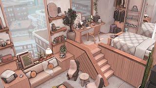 concrete loft | The Sims 4 | apartment renovation | speed build | no cc