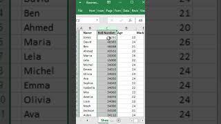 How to select entire column in excel sheet #exceltips #excel  #advancedexcelcourse