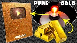 Making a $10,000 Pure Gold Play Button with 3000 pencils