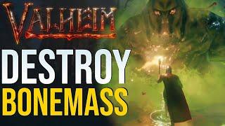 Valheim | How to summon and defeat the third boss, BONEMASS!