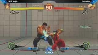 [EVO 2013 SSFIV AE Top 32] MCZ Mago (Fei Long) vs Kazunoko (Yun)