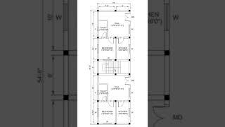 Simple Floor Plan in AutoCAD | Tamil