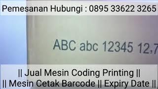 Jual Mesin Cetak Barcode