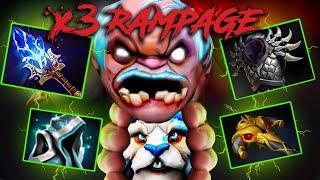 Pudge x3 Rampage: Enemies Hooked, Cooked, and Booked!  | DOTA2 MASTER