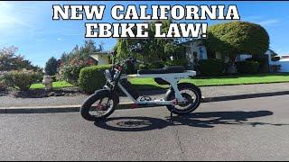 NEW CALIFORNIA EBIKE LAW Could Be A Game Changer!