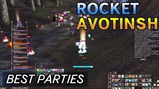 MOST EPIC BATTLE EVER! Avotinsh vs Rocket - Top Parties Lineage 2 Classic