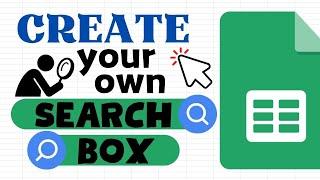 Create a Search Box in Google Sheets (With Conditional Formatting)