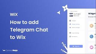 How to add a Telegram Chat to Wix