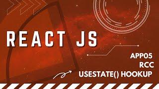 React free tutorial - useState Hookup