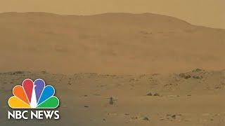 WATCH: NASA Team Celebrates First Successful Helicopter Flight On Mars | NBC News NOW