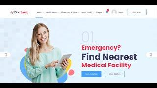 Doctreat - Doctors Directory WordPress Theme | Hospital Doctor Pharmacy WordPress Theme