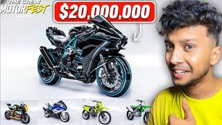 FINALLY KAWASAKI NINJA H2R LIGHT RIDER EDITION IS HERE!  The Crew Motorfest - LOGITECH G29