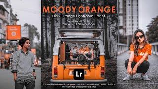 Moody orange lightroom mobile tutorial | Lightroom DNG Free Download | Moody Orange Preset