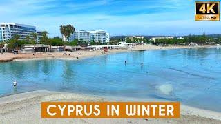 Experience the MOST RELAXING Winter Vibes at Nissi Beach Cyprus!